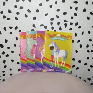 Unicorn Academy Book Lot Set of 4 by Julie Sykes